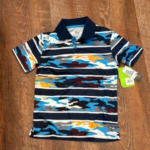 DSG Kids' Multicolor Camo Polo Shirt never worn new with tags